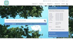 Desktop Screenshot of beaumontlibrary.com